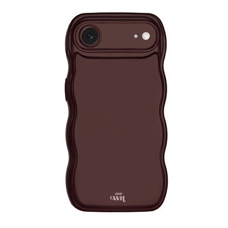 xoxo Wildhearts xoxo Wildhearts Glossy Wavy Case Burgundy - iPhone Air xoxo Wildhearts xoxo Wildhearts Glossy Wavy Case Burgundy - iPhone Air