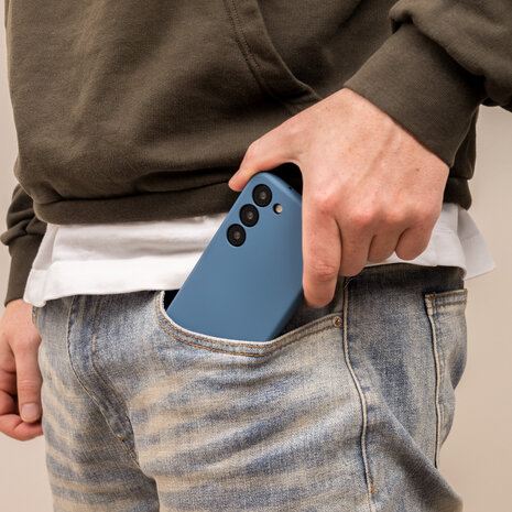 ShieldCase® ShieldCase Samsung Galaxy A37 Silikonhülle (Dunkelbau) ShieldCase® ShieldCase Samsung Galaxy A37 Silikonhülle (Dunkelbau)