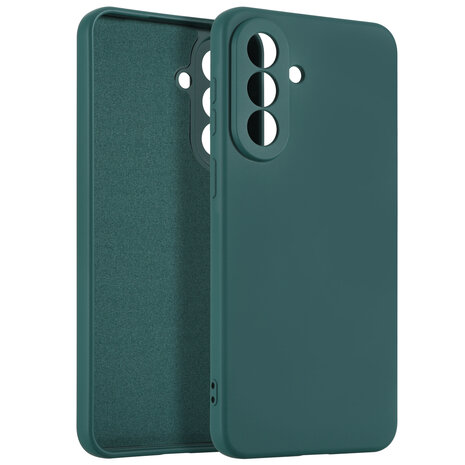 ShieldCase® ShieldCase Samsung Galaxy A37 Silikonhülle (Dunkelgrün)