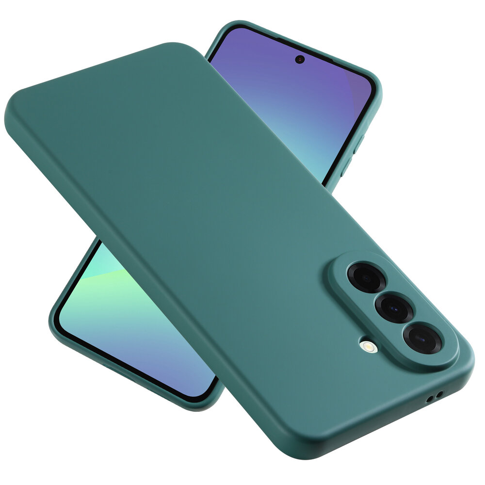 ShieldCase® ShieldCase Samsung Galaxy A37 Silikonhülle (Dunkelgrün)