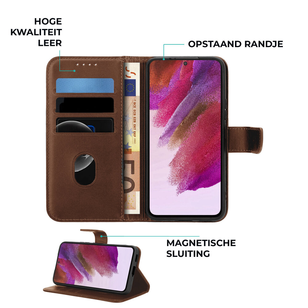 ShieldCase® ShieldCase Samsung Galaxy A37 Book Case (Braun) ShieldCase® ShieldCase Samsung Galaxy A37 Book Case (Braun)