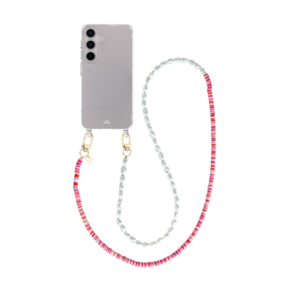 xoxo Wildhearts xoxo Wildhearts Samsung Galaxy S26 - Island Girl Transparant Cord Case - Long Cord