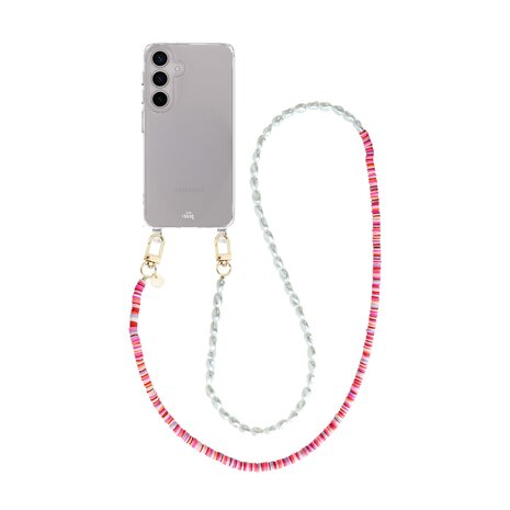 xoxo Wildhearts xoxo Wildhearts Samsung Galaxy S26 - Island Girl Transparant Cord Case - Long Cord