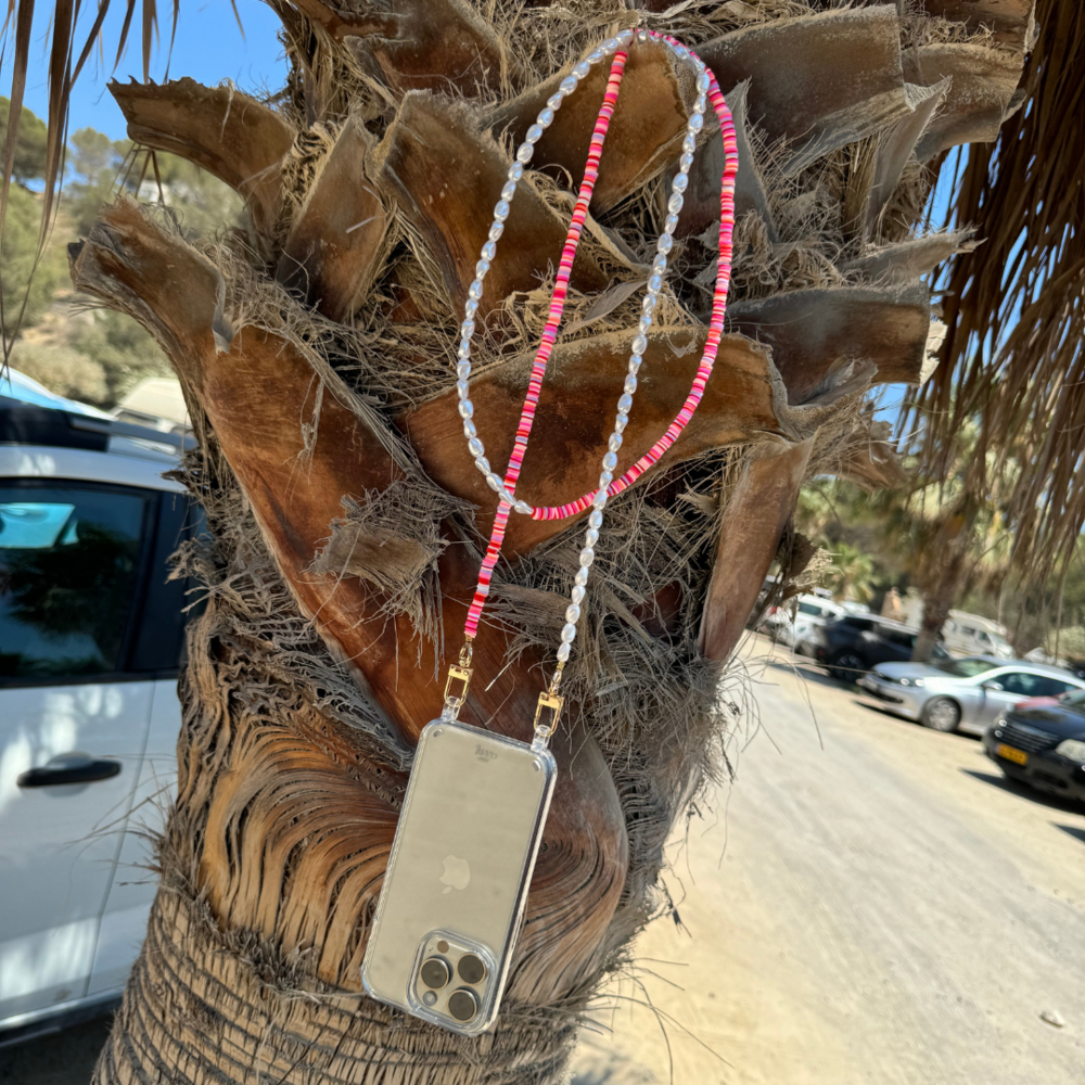 xoxo Wildhearts xoxo Wildhearts Samsung Galaxy S26 - Island Girl Transparant Cord Case - Long Cord