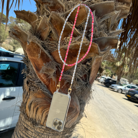 xoxo Wildhearts xoxo Wildhearts Samsung Galaxy S26 - Island Girl Transparant Cord Case - Long Cord