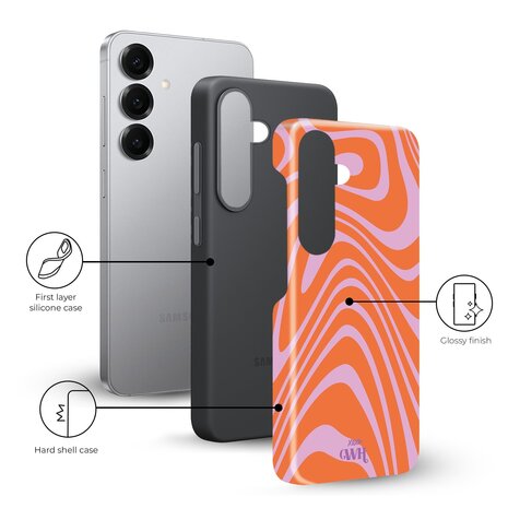 xoxo Wildhearts xoxo Wildhearts Boogie Wonderland Orange - Samsung Galaxy S26 Plus xoxo Wildhearts xoxo Wildhearts Boogie Wonderland Orange - Samsung Galaxy S26 Plus