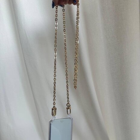 xoxo Wildhearts xoxo Wildhearts Samsung Galaxy S26 Plus - Dreamy Transparant Cord Case - Long Cord xoxo Wildhearts xoxo Wildhearts Samsung Galaxy S26 Plus - Dreamy Transparant Cord Case - Long Cord