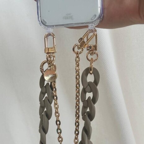 xoxo Wildhearts xoxo Wildhearts Samsung Galaxy S26 Plus - Dreamy Transparant Cord Case - Short Cord xoxo Wildhearts xoxo Wildhearts Samsung Galaxy S26 Plus - Dreamy Transparant Cord Case - Short Cord