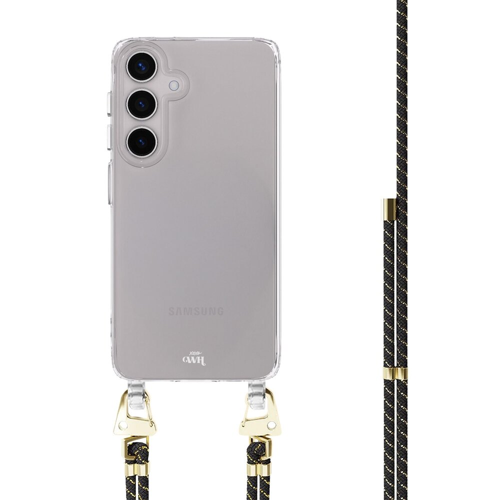 xoxo Wildhearts xoxo Wildhearts Samsung Galaxy S26 Plus - Gold Goddess Transparant Cord Case