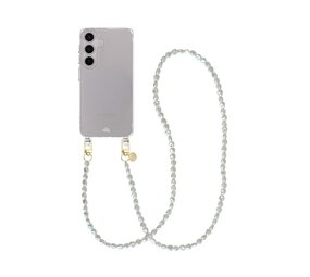 xoxo Wildhearts Samsung Galaxy S26 Plus - Pearlfection Transparant Cord Case - Long cord xoxo Wildhearts Samsung Galaxy S26 Plus - Pearlfection Transparant Cord Case - Long cord