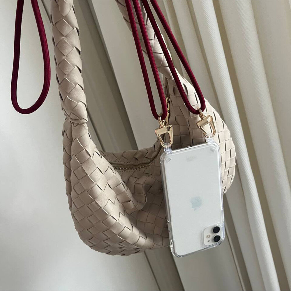 xoxo Wildhearts xoxo Wildhearts Samsung Galaxy S26 Plus - Red Rules Transparant Cord Case xoxo Wildhearts xoxo Wildhearts Samsung Galaxy S26 Plus - Red Rules Transparant Cord Case