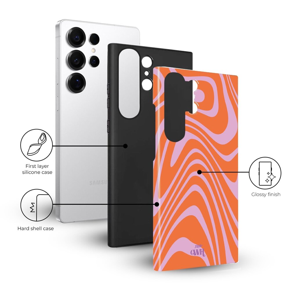 xoxo Wildhearts xoxo Wildhearts Boogie Wonderland Orange - Samsung Galaxy S26 Ultra xoxo Wildhearts xoxo Wildhearts Boogie Wonderland Orange - Samsung Galaxy S26 Ultra