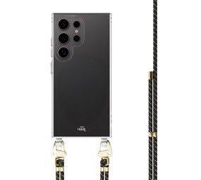 xoxo Wildhearts Samsung Galaxy S26 Ultra - Gold Goddess Transparant Cord Case xoxo Wildhearts Samsung Galaxy S26 Ultra - Gold Goddess Transparant Cord Case