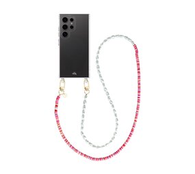 xoxo Wildhearts Samsung Galaxy S26 Ultra - Island Girl Transparant Cord Case - Long Cord