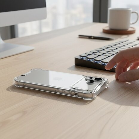 ShieldCase® ShieldCase iPhone 18 Pro Schockhülle (Transparent) ShieldCase® ShieldCase iPhone 18 Pro Schockhülle (Transparent)