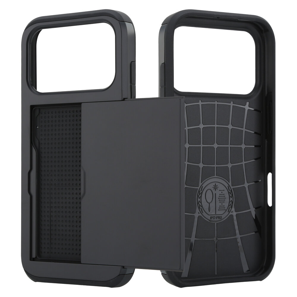 ShieldCase® ShieldCase iPhone 18 Pro Kartenhülle mit Schiebefach (Schwarz) ShieldCase® ShieldCase iPhone 18 Pro Kartenhülle mit Schiebefach (Schwarz)