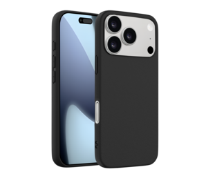 Ceezs Silikonhülle iPhone 18 Pro (Schwarz) Ceezs Silikonhülle iPhone 18 Pro (Schwarz)