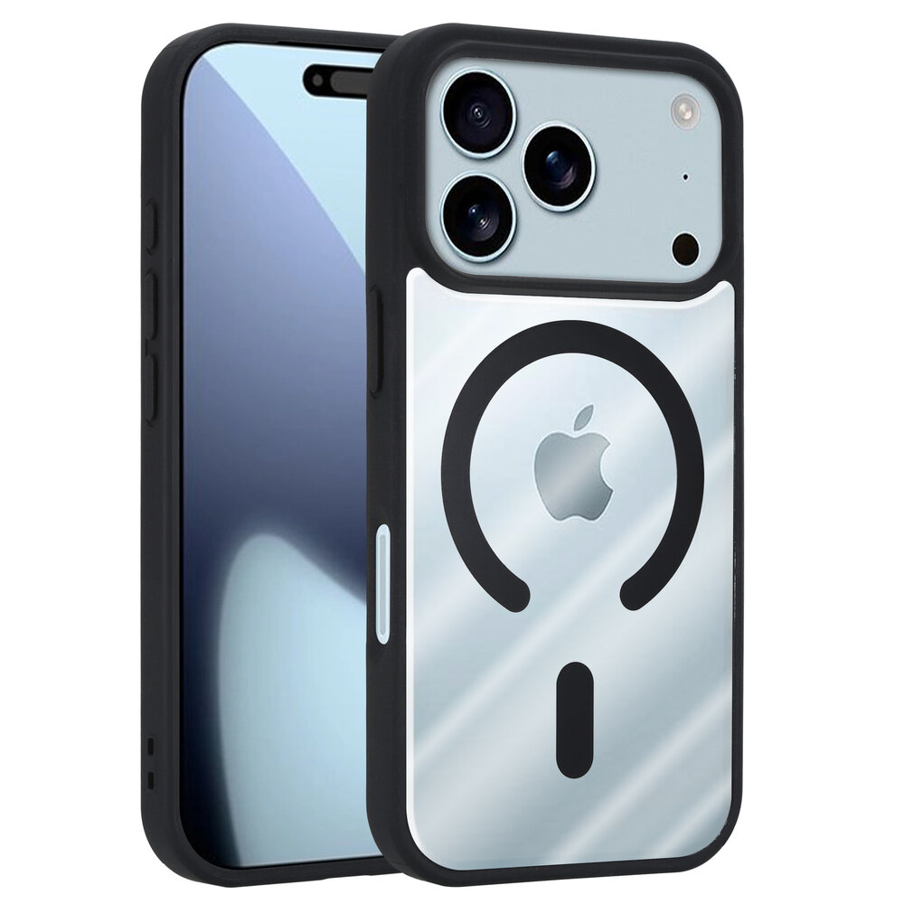 ShieldCase® ShieldCase iPhone 18 Pro MagSafe Hülle mit farbigem Rand (Schwarz)