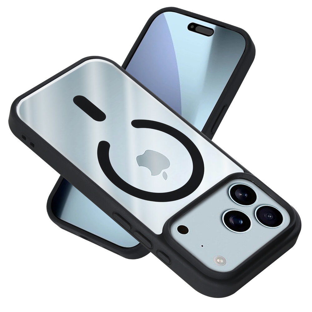 ShieldCase® ShieldCase iPhone 18 Pro MagSafe Hülle mit farbigem Rand (Schwarz)