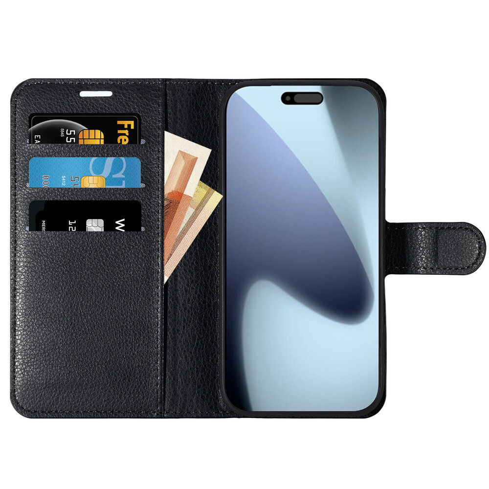 ShieldCase® ShieldCase iPhone 18 Pro Bookcase (Schwarz) ShieldCase® ShieldCase iPhone 18 Pro Bookcase (Schwarz)