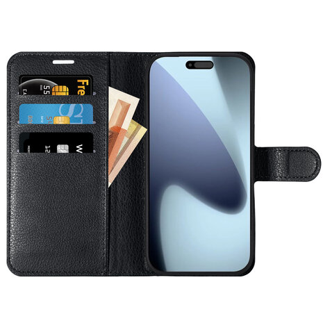 ShieldCase® ShieldCase iPhone 18 Pro Bookcase (Schwarz) ShieldCase® ShieldCase iPhone 18 Pro Bookcase (Schwarz)