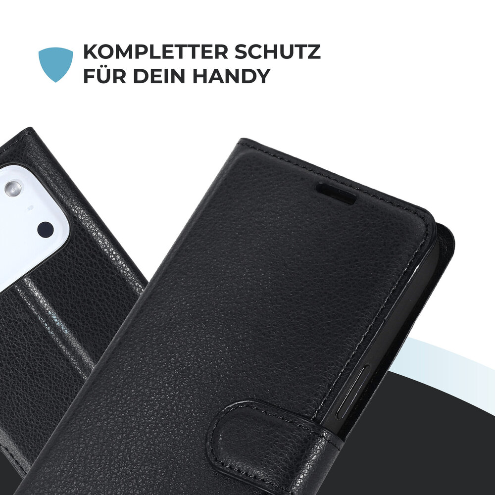 ShieldCase® ShieldCase iPhone 18 Pro Bookcase (Schwarz) ShieldCase® ShieldCase iPhone 18 Pro Bookcase (Schwarz)