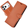 ShieldCase® ShieldCase iPhone 18 Pro Bookcase (Braun) ShieldCase® ShieldCase iPhone 18 Pro Bookcase (Braun)