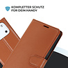 ShieldCase® ShieldCase iPhone 18 Pro Bookcase (Braun) ShieldCase® ShieldCase iPhone 18 Pro Bookcase (Braun)