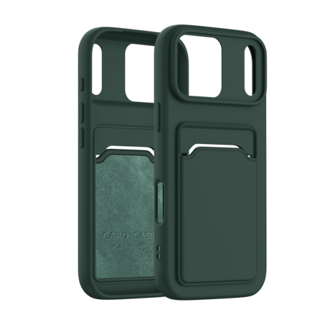 ShieldCase® ShieldCase iPhone 18 Pro Silikonhülle mit Kartenfach (Dunkelgrün) ShieldCase® ShieldCase iPhone 18 Pro Silikonhülle mit Kartenfach (Dunkelgrün)