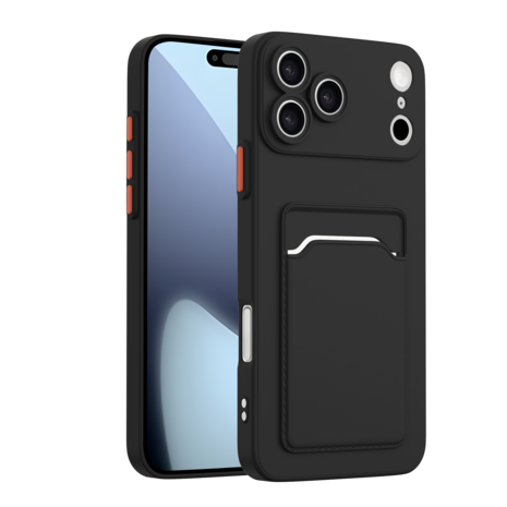 ShieldCase® ShieldCase iPhone 18 Pro Back Cover mit Kartenfach (Schwarz) ShieldCase® ShieldCase iPhone 18 Pro Back Cover mit Kartenfach (Schwarz)