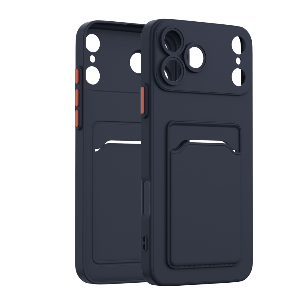 ShieldCase® ShieldCase iPhone 18 Pro Back Cover mit kartenfach (Dunkelblau) ShieldCase® ShieldCase iPhone 18 Pro Back Cover mit kartenfach (Dunkelblau)