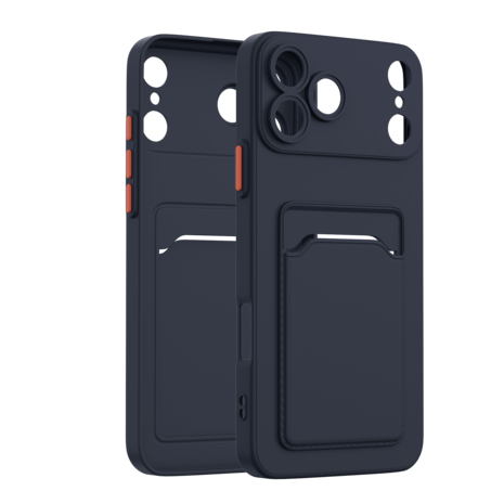 ShieldCase® ShieldCase iPhone 18 Pro Back Cover mit kartenfach (Dunkelblau) ShieldCase® ShieldCase iPhone 18 Pro Back Cover mit kartenfach (Dunkelblau)