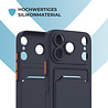 ShieldCase® ShieldCase iPhone 18 Pro Back Cover mit kartenfach (Dunkelblau) ShieldCase® ShieldCase iPhone 18 Pro Back Cover mit kartenfach (Dunkelblau)
