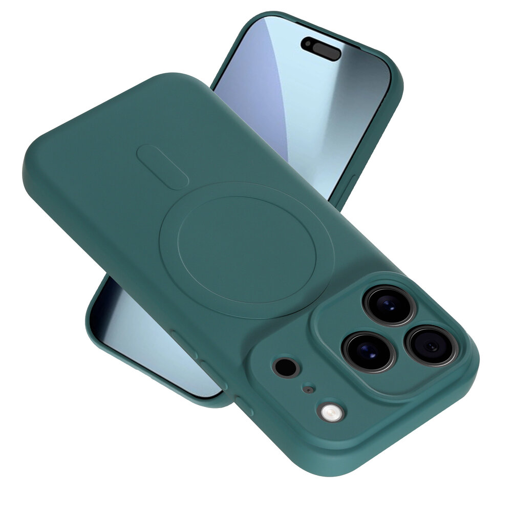 ShieldCase® ShieldCase iPhone 18 Pro Silikon MagSafe Back Cover (Dunkelgrün) ShieldCase® ShieldCase iPhone 18 Pro Silikon MagSafe Back Cover (Dunkelgrün)