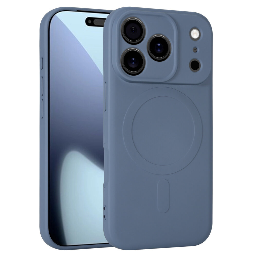 ShieldCase® ShieldCase iPhone 18 Pro Silikon MagSafe Back Cover (Grau) ShieldCase® ShieldCase iPhone 18 Pro Silikon MagSafe Back Cover (Grau)