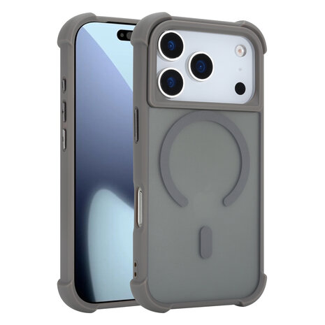 Coverzs Coverzs iPhone 18 Pro Mattes Shock-Hülle mit MagSafe (Grau) Coverzs Coverzs iPhone 18 Pro Mattes Shock-Hülle mit MagSafe (Grau)