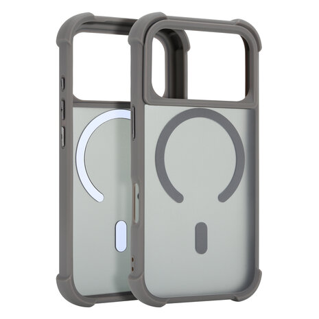Coverzs Coverzs iPhone 18 Pro Mattes Shock-Hülle mit MagSafe (Grau) Coverzs Coverzs iPhone 18 Pro Mattes Shock-Hülle mit MagSafe (Grau)