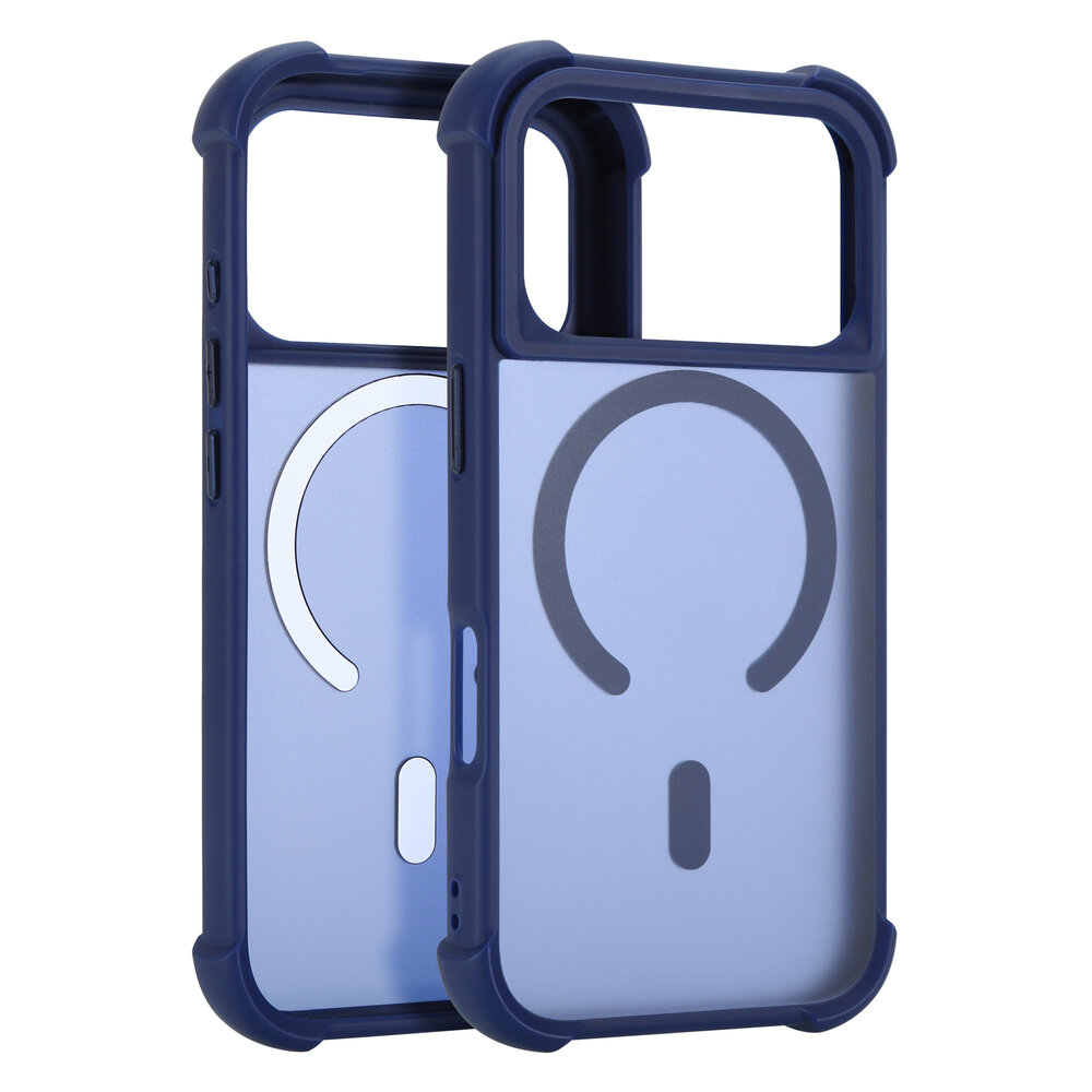 Coverzs Coverzs iPhone 18 Pro Mattes Shock-Hülle mit MagSafe (Dunkelblau) Coverzs Coverzs iPhone 18 Pro Mattes Shock-Hülle mit MagSafe (Dunkelblau)