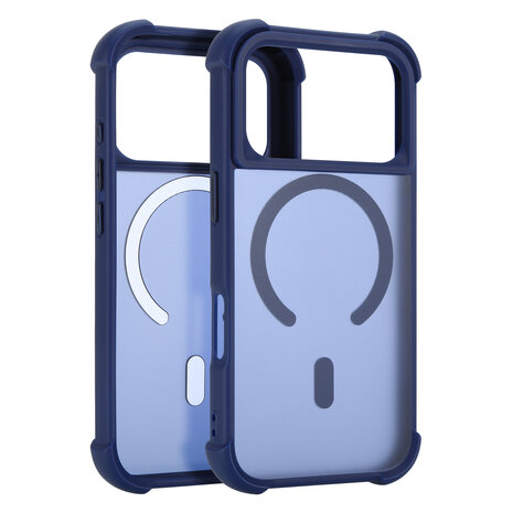 Coverzs Coverzs iPhone 18 Pro Mattes Shock-Hülle mit MagSafe (Dunkelblau) Coverzs Coverzs iPhone 18 Pro Mattes Shock-Hülle mit MagSafe (Dunkelblau)