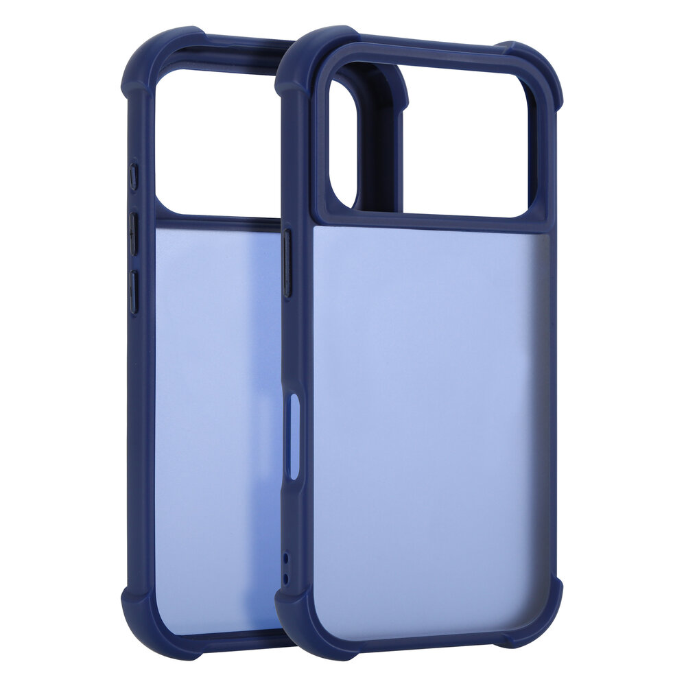Coverzs Coverzs iPhone 18 Pro Mattes Shockhülle (Dunkelblau) Coverzs Coverzs iPhone 18 Pro Mattes Shockhülle (Dunkelblau)