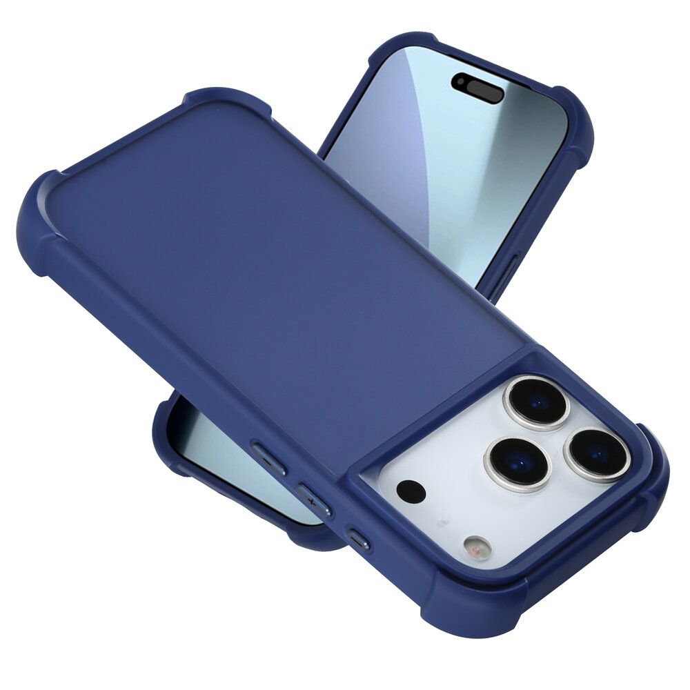 Coverzs Coverzs iPhone 18 Pro Mattes Shockhülle (Dunkelblau) Coverzs Coverzs iPhone 18 Pro Mattes Shockhülle (Dunkelblau)
