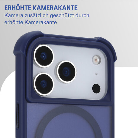 Coverzs Coverzs iPhone 18 Pro Mattes Shockhülle (Dunkelblau) Coverzs Coverzs iPhone 18 Pro Mattes Shockhülle (Dunkelblau)