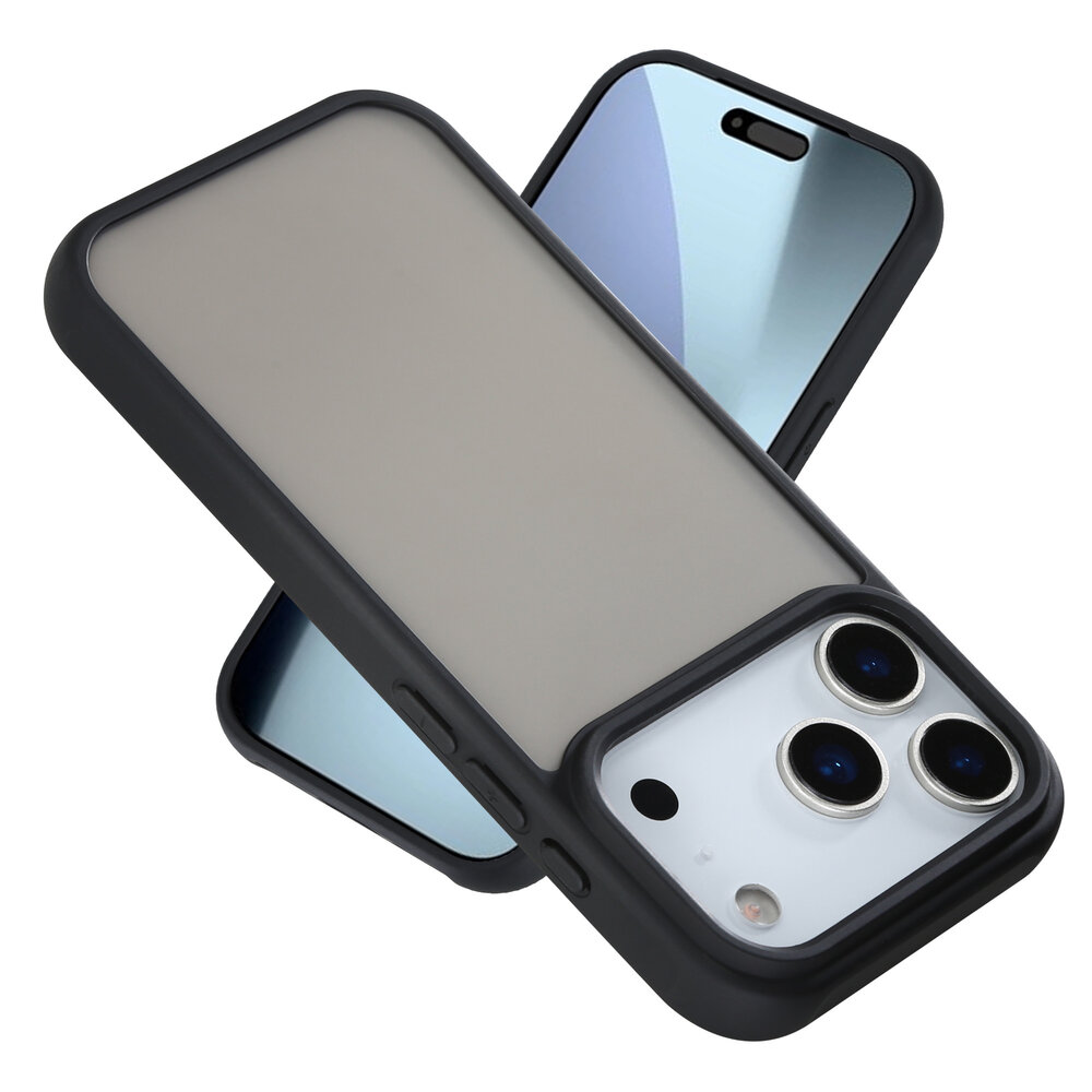 Coverzs Coverzs iPhone 18 Pro mattes Hardcase (Schwarz) Coverzs Coverzs iPhone 18 Pro mattes Hardcase (Schwarz)