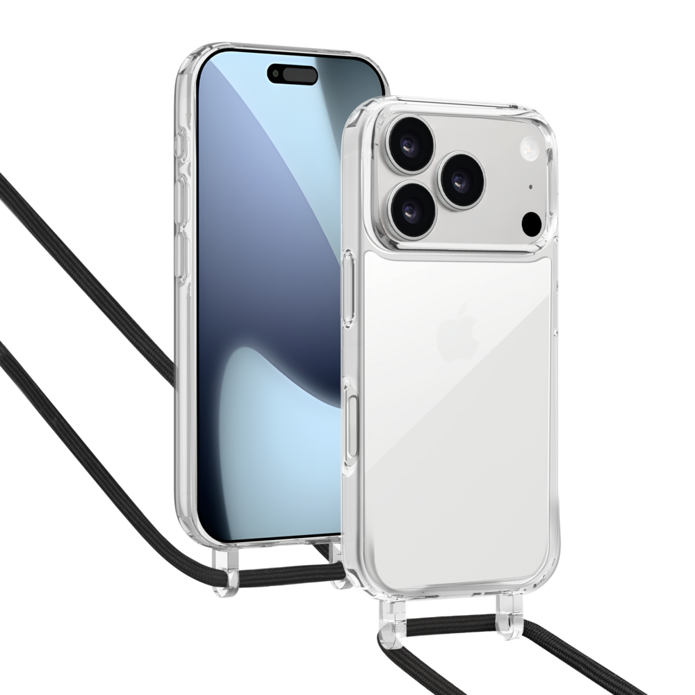 ShieldCase® ShieldCase iPhone 18 Pro Schockhülle mit Kord (Transparent) ShieldCase® ShieldCase iPhone 18 Pro Schockhülle mit Kord (Transparent)
