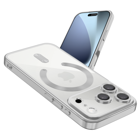 Coverzs Coverzs iPhone 18 Pro MagSafe Hülle mit Kameraschutz (Silber) Coverzs Coverzs iPhone 18 Pro MagSafe Hülle mit Kameraschutz (Silber)