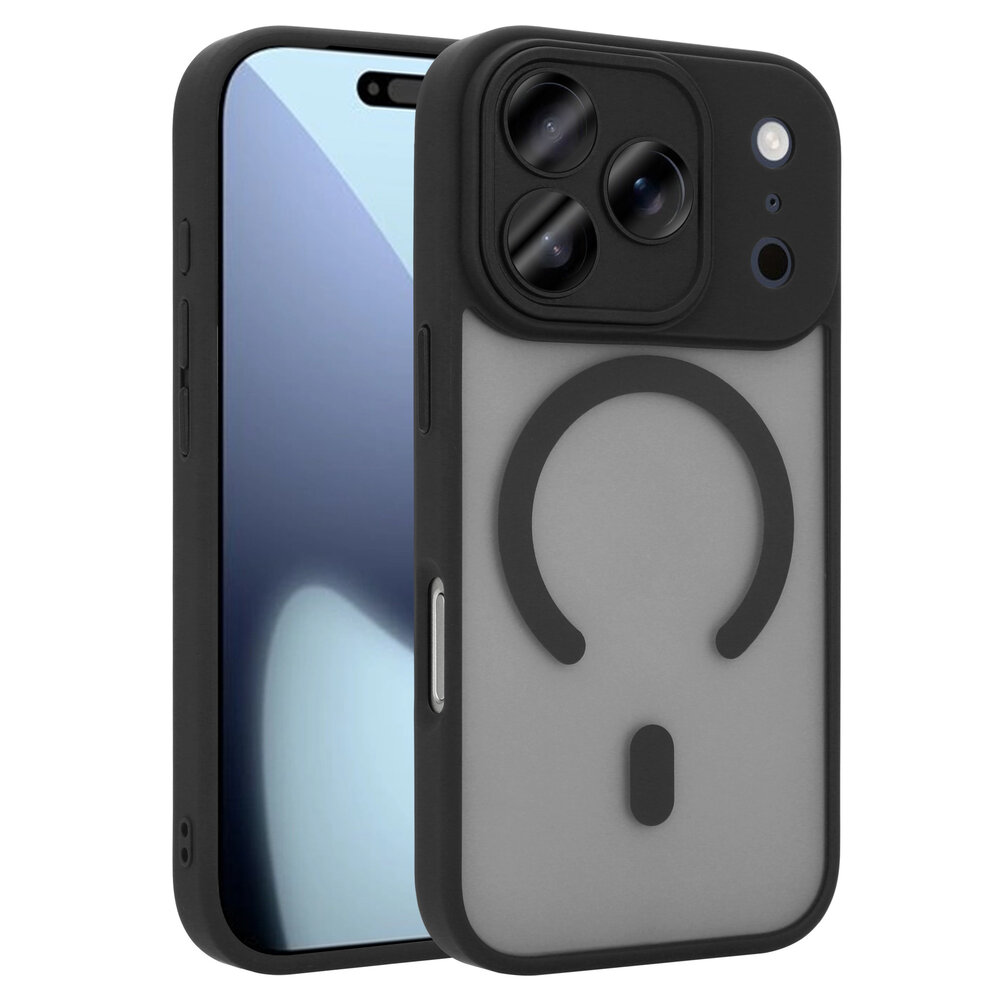 Coverzs Coverzs iPhone 18 Pro mattes MagSafe Hülle mit Kameraschutz (Schwarz)