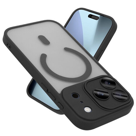 Coverzs Coverzs iPhone 18 Pro mattes MagSafe Hülle mit Kameraschutz (Schwarz)