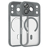 Coverzs Coverzs iPhone 18 Pro mattes MagSafe Hülle mit Kameraschutz (Grau)
