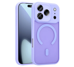 Coverzs iPhone 18 Pro mattes MagSafe Hülle mit Kameraschutz (Lila)