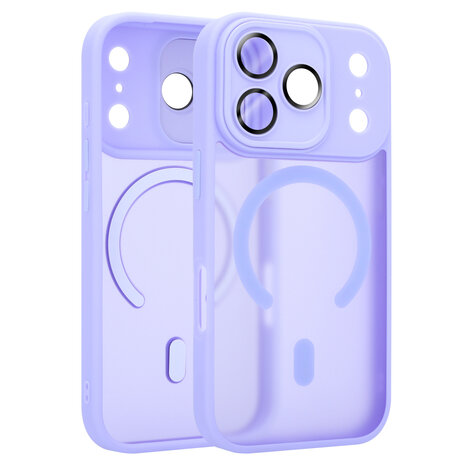 Coverzs Coverzs iPhone 18 Pro mattes MagSafe Hülle mit Kameraschutz (Lila)